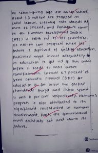 education crisis in pakistan