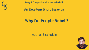 Why do People Rebel?